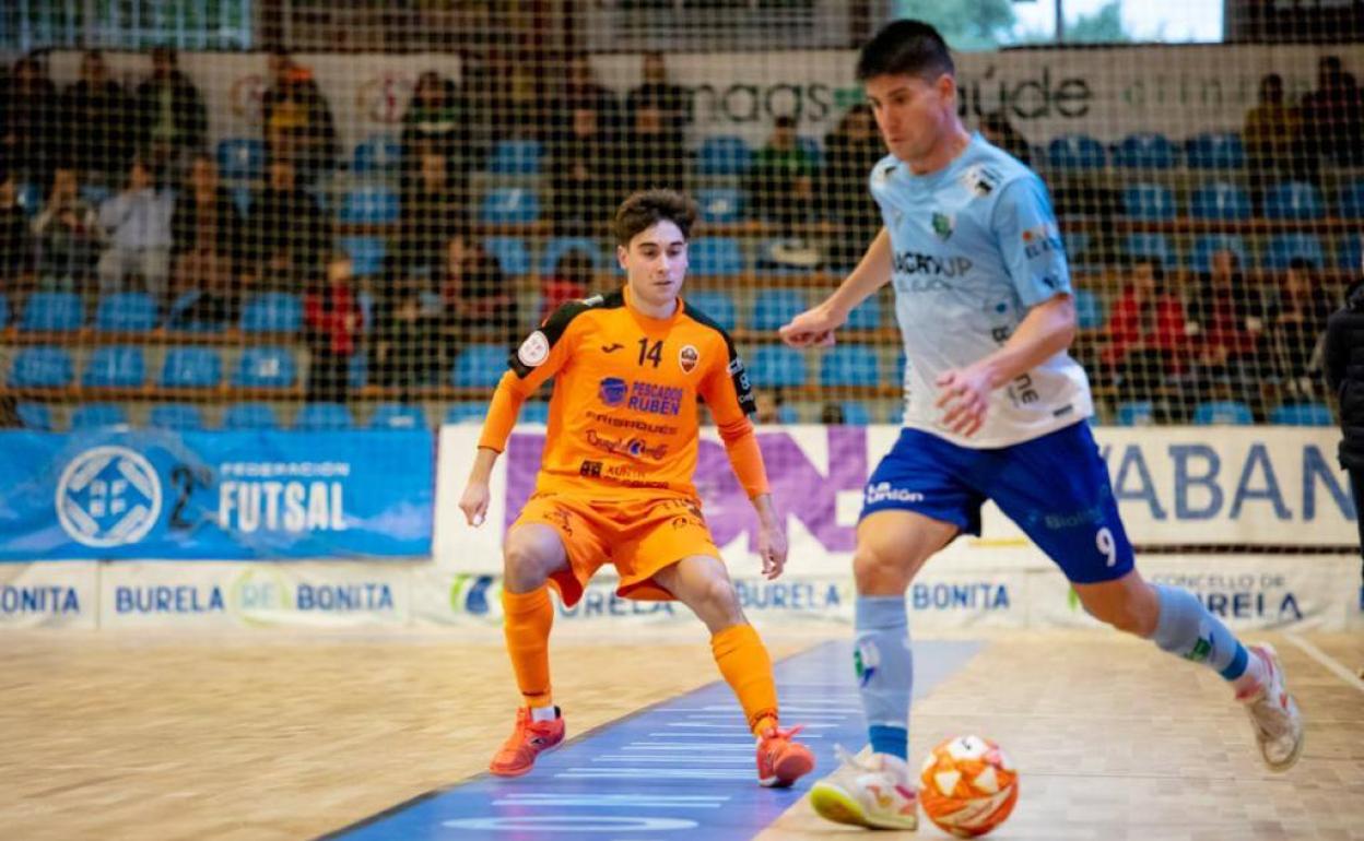 Chus fue un jugador clave en el ataque y la defensa del conjunto visitante. 