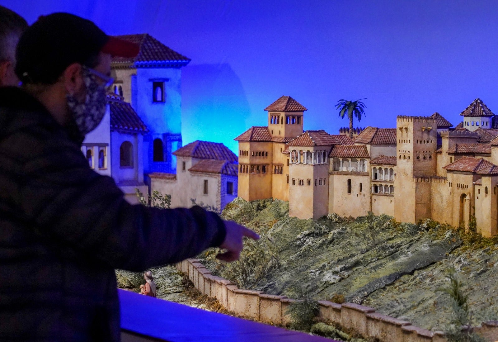 Fotos: Los mejores detalles de la Alhambra y el Generalife, &#039;belenizados&#039; por Navidad