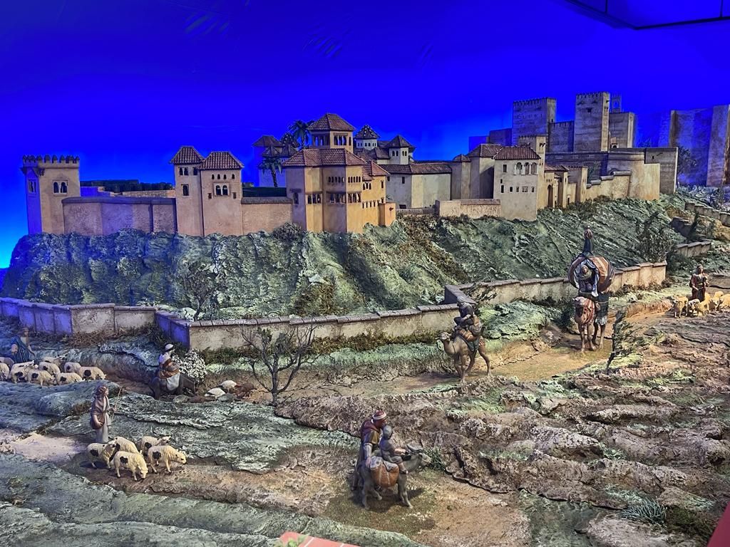 Fotos: Los mejores detalles de la Alhambra y el Generalife, &#039;belenizados&#039; por Navidad