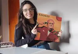 Carmen ha reinterpretado la histórica portada de Ouka Lele para el disco 'Ilegales' en el 40 aniversario de su aparición.