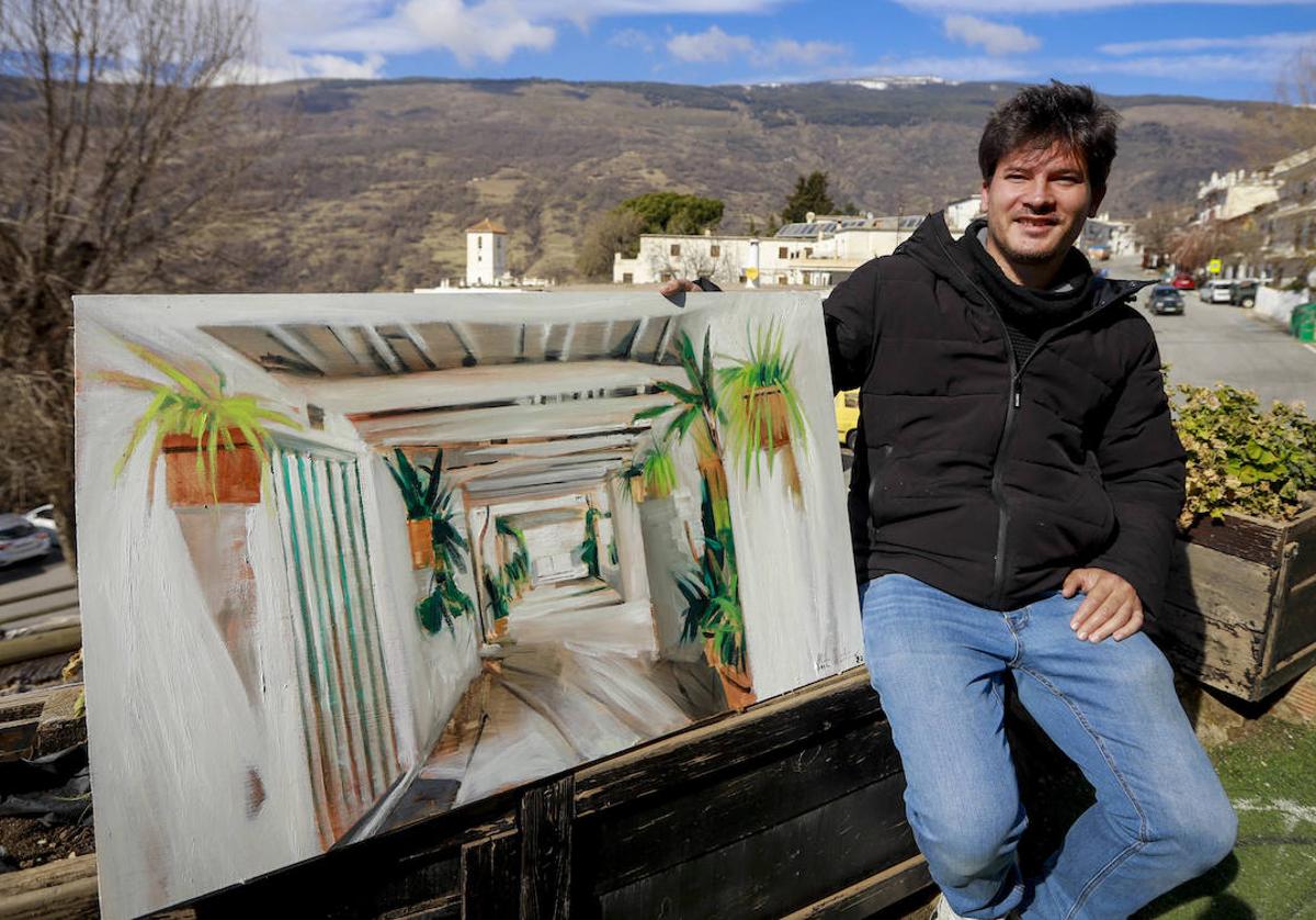 El pintor que volvió a ser artista en Capileira