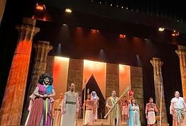 'Aida' sobre el escenario del Teatro Infanta Leonor.