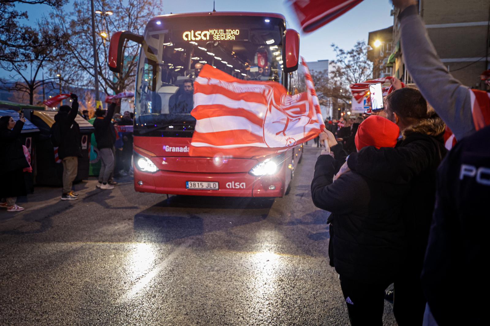 La previa del derbi andaluz entre Granada y Málaga, en imágenes