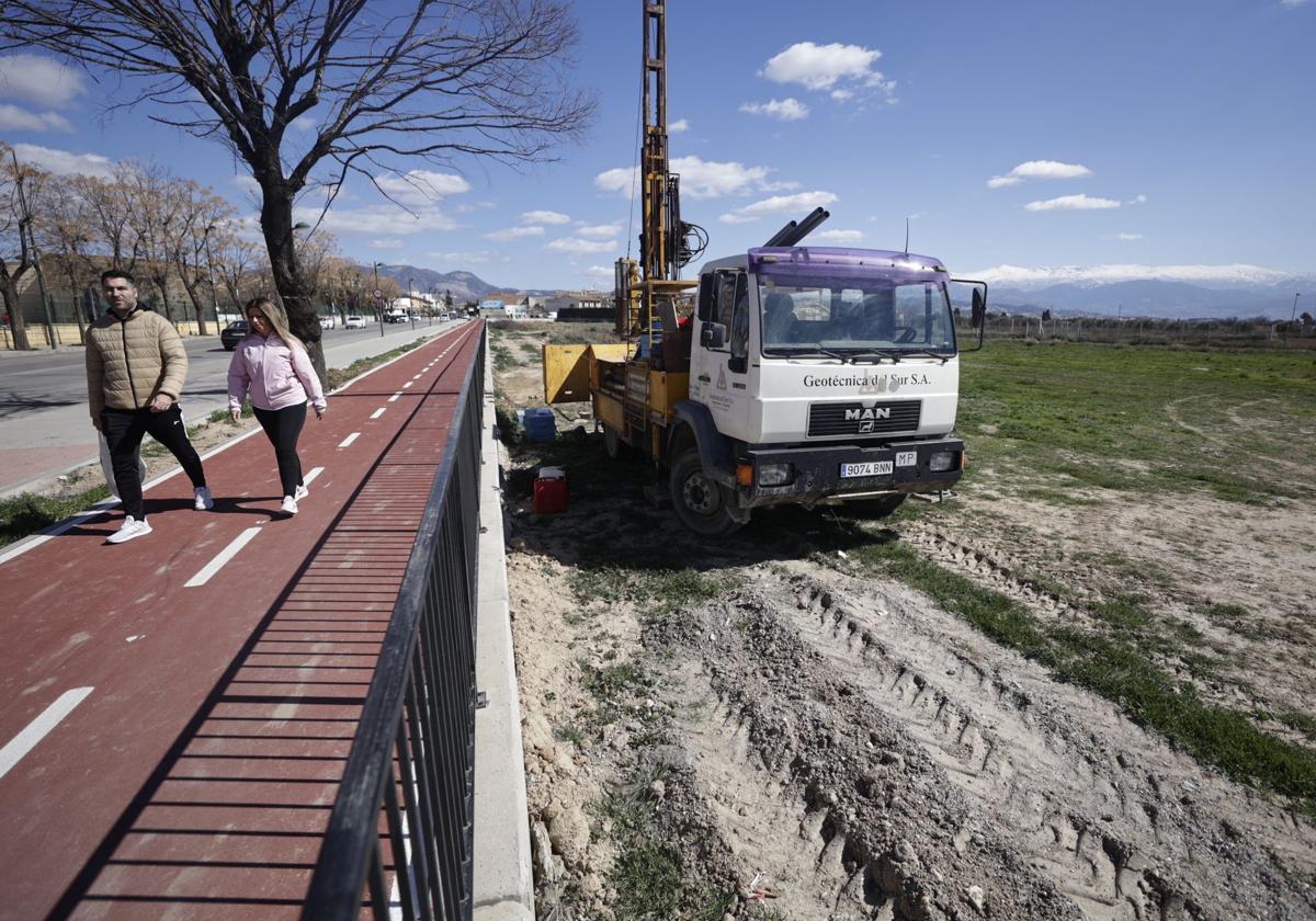 Primeros trabajos en la zona.