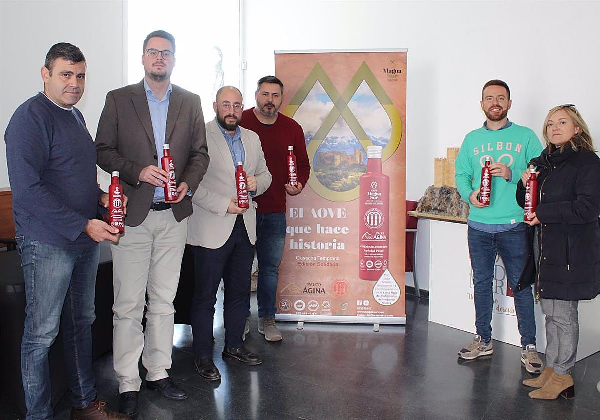 Presentación de la botella.