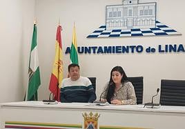 El presidente de Atali, Francisco Castellano, y María José Camacho.