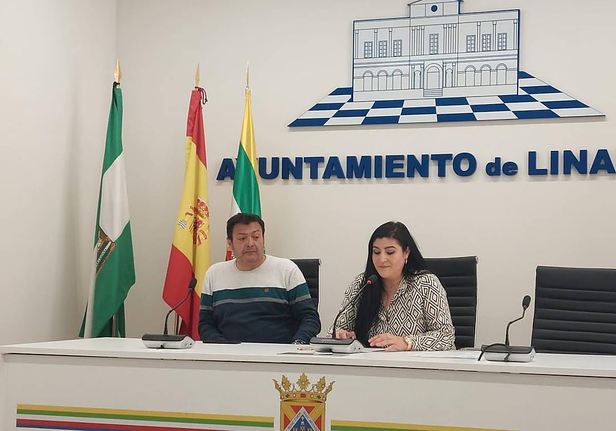 El presidente de Atali, Francisco Castellano, y María José Camacho.