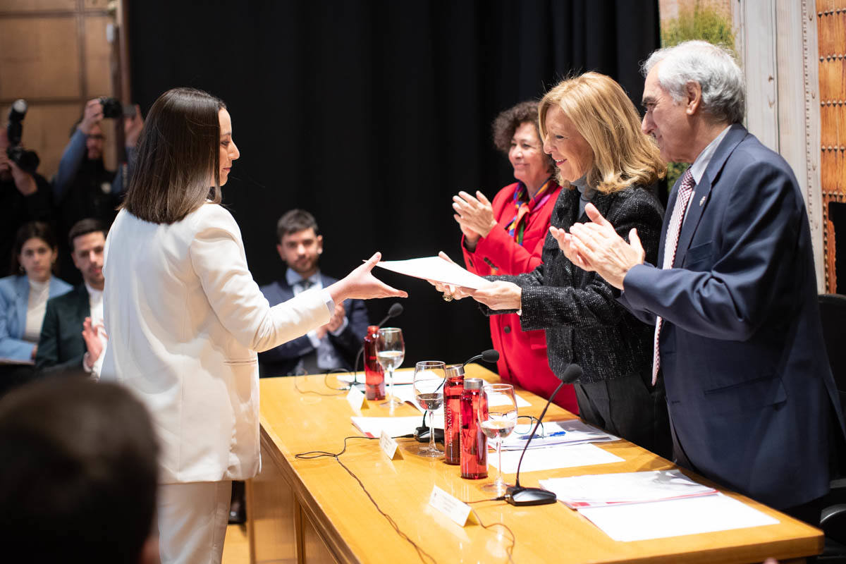 Acto de entrega de los Premios Talento estudiantado de la UGR