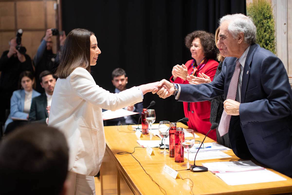 Acto de entrega de los Premios Talento estudiantado de la UGR