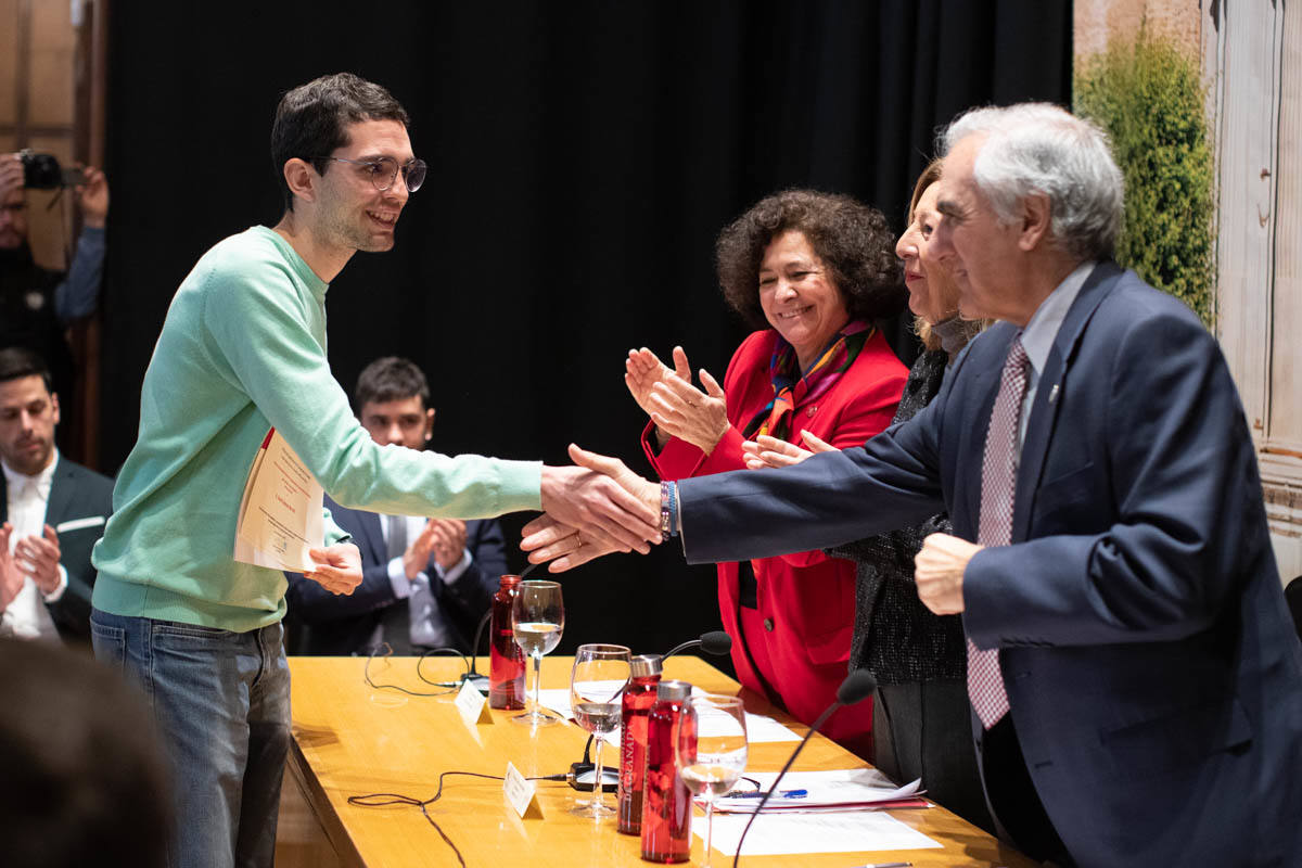 Acto de entrega de los Premios Talento estudiantado de la UGR