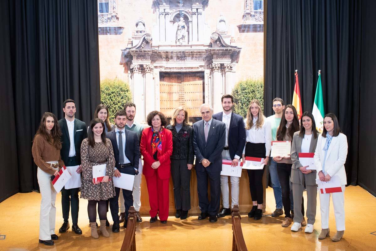 Acto de entrega de los Premios Talento estudiantado de la UGR