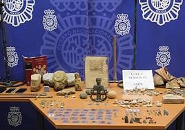 Imagenes incautadas durante la operación 'Fauno'.