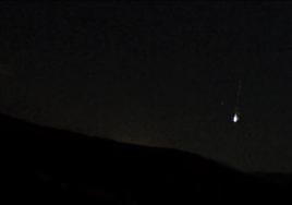 Detectan una bola de fuego en el cielo de Almería a 80.000 kilómetros por hora