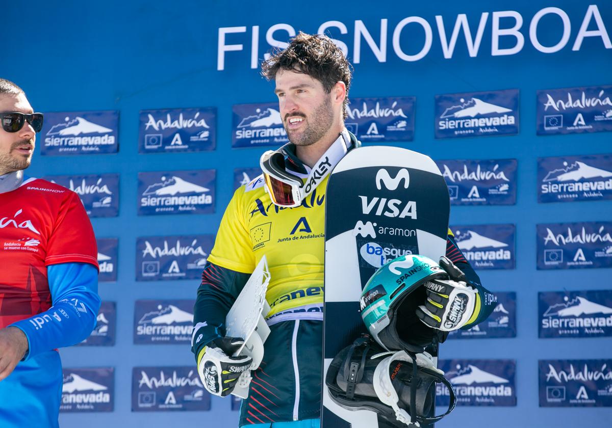 Lucas Eguibar se lleva la primera Copa del Mundo de Sierra Nevada.