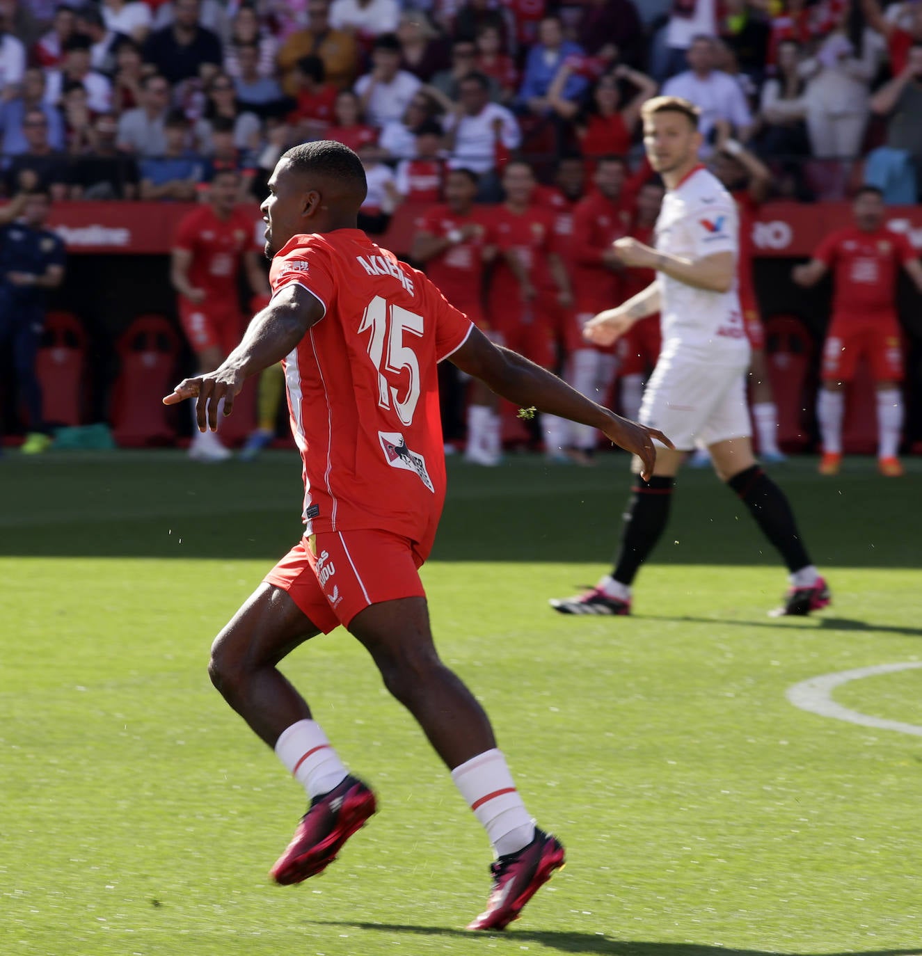 Las imágenes de la derrotas del Almería ante el Sevilla