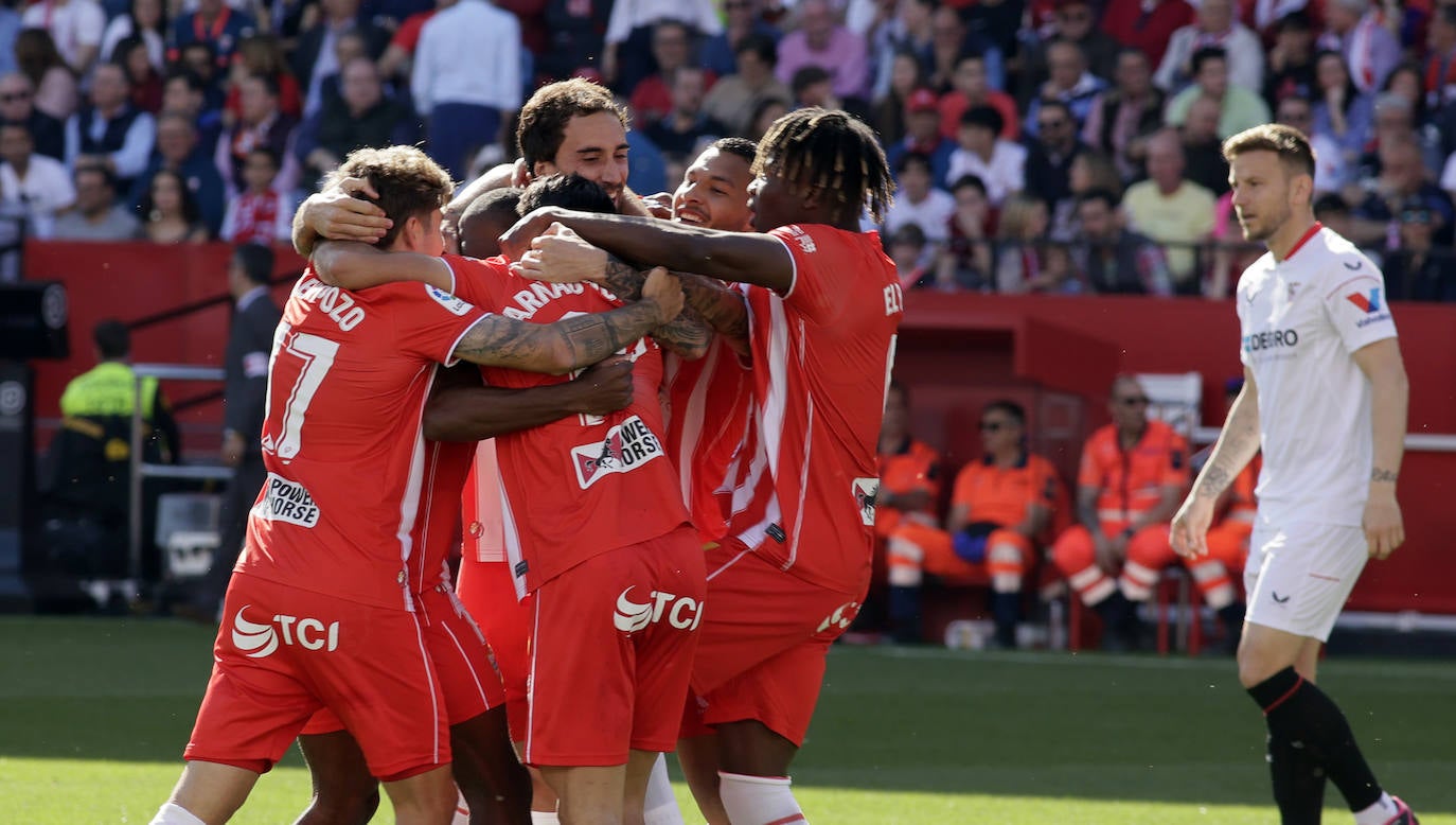Las imágenes de la derrotas del Almería ante el Sevilla