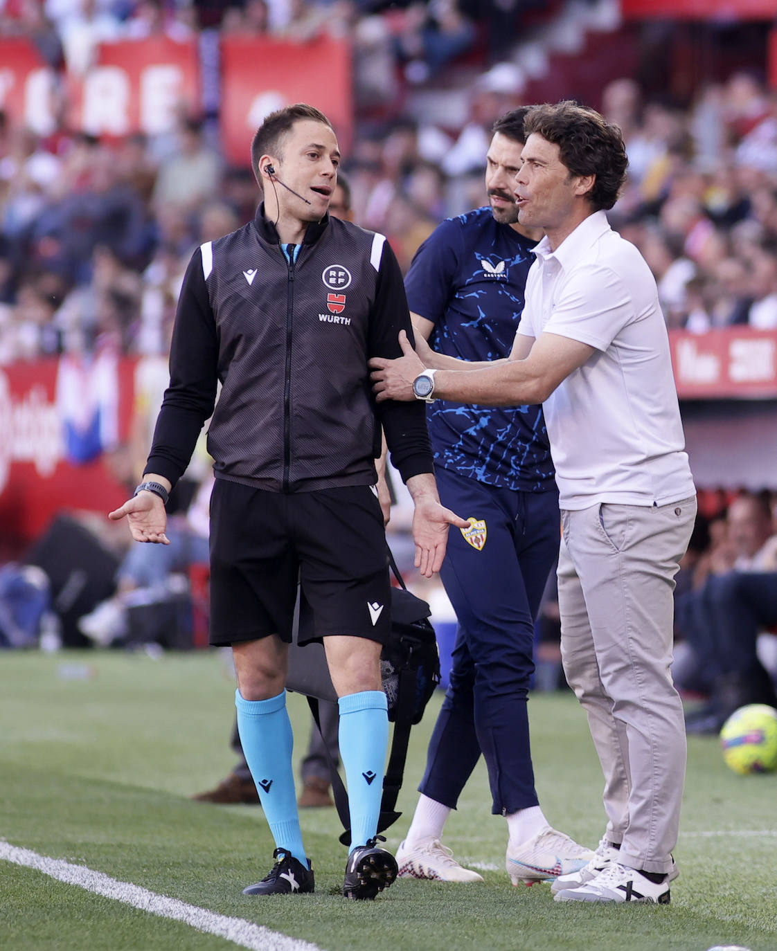 Las imágenes de la derrotas del Almería ante el Sevilla