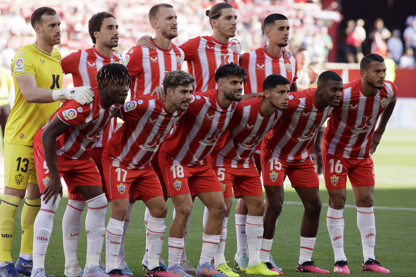 Las imágenes de la derrotas del Almería ante el Sevilla