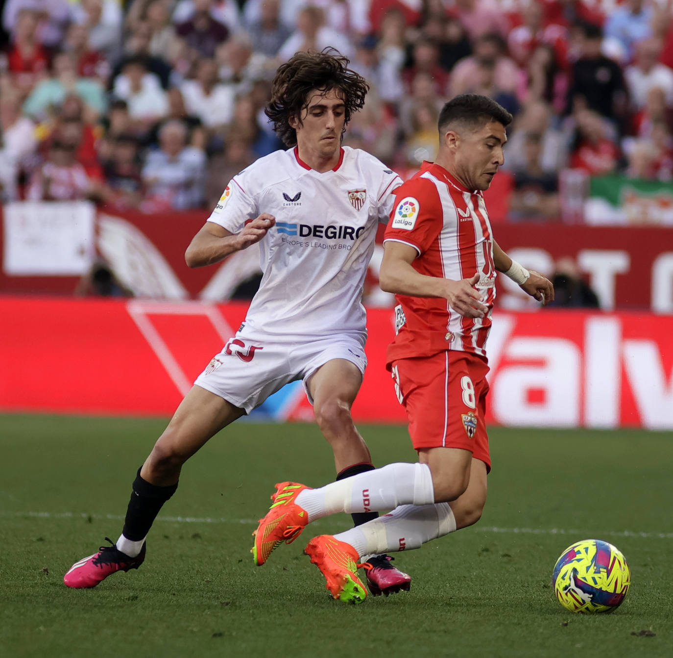 Las imágenes de la derrotas del Almería ante el Sevilla