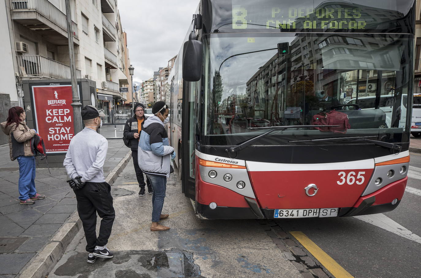 La Línea 8 que circula por la zona Norte.