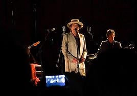 Bob Dylan, en su visita de 2015.