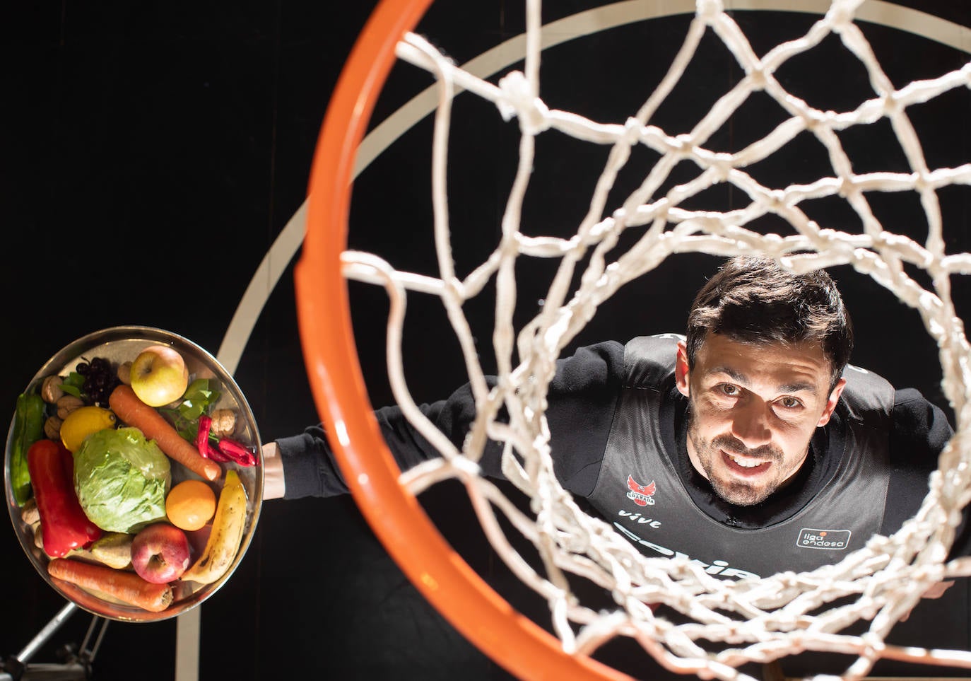 Pere Tomàs apareció en un quinteto muy defensivo del Covirán frente al Gran Canaria en el Palacio de los Deportes.