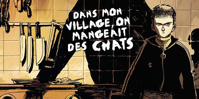 En Francia sigue removiendo las librerías 'Solíamos comer gatos en mi pueblo', la última obra de Francis Porcel, con guion de Philippe Pelaez. Una historia negra, cruda y brutal que nos dejará helados.
