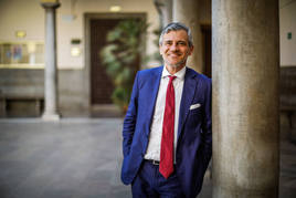 Vittorio Manes, en la Facultad de Derecho.