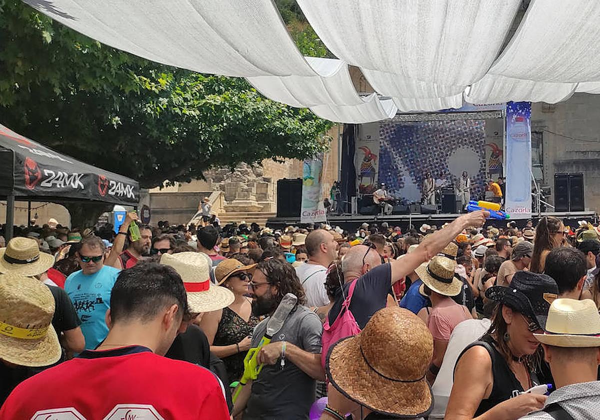 Plaza de Santa María en la última edición del BluesCazorla.