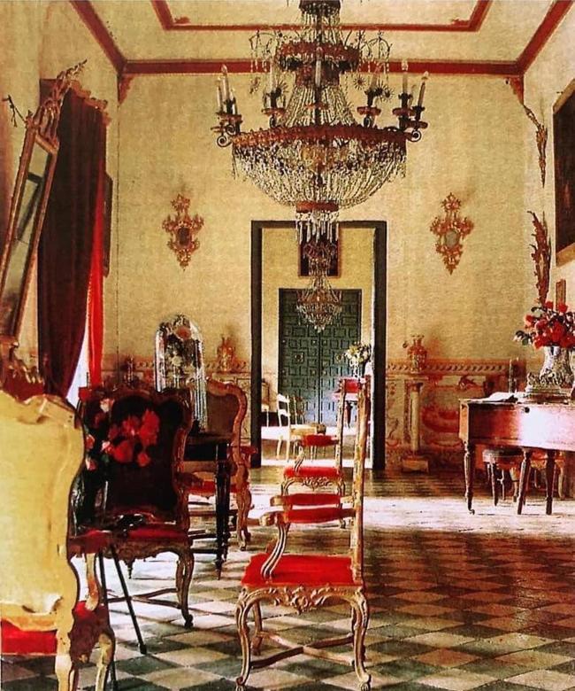 Interior del Palacio, antes de su venta.