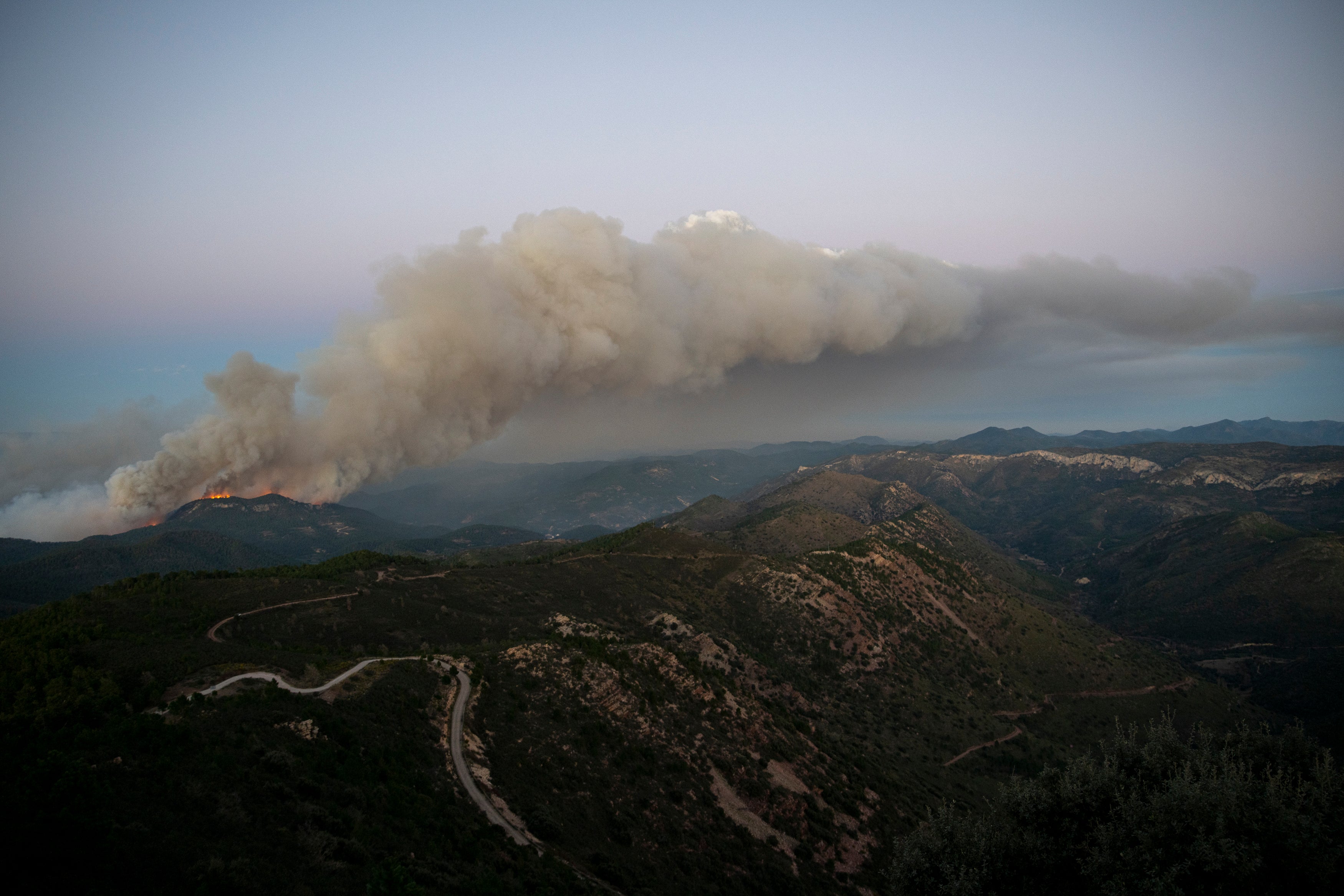 El fuego de Villanueva de Viver, en Castellón.