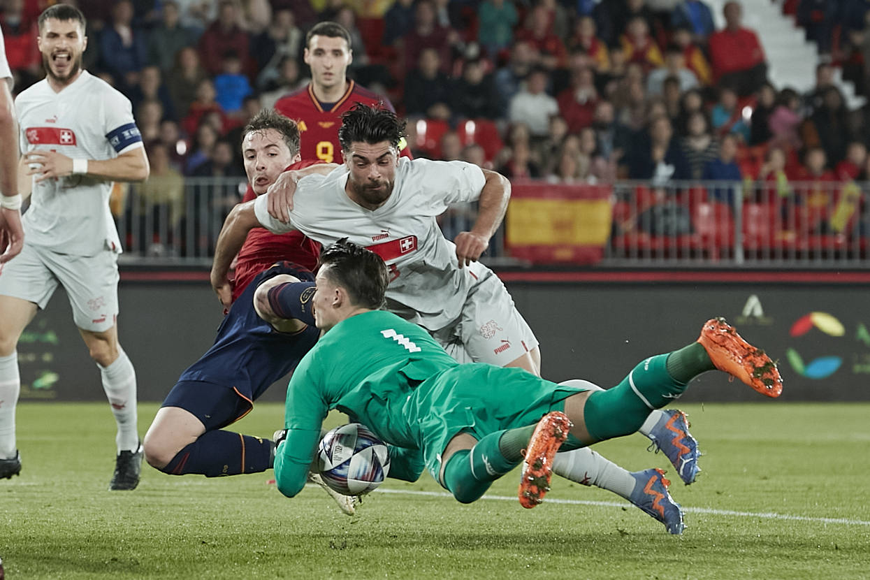 Las mejores imágenes de la remontada de España en Almería