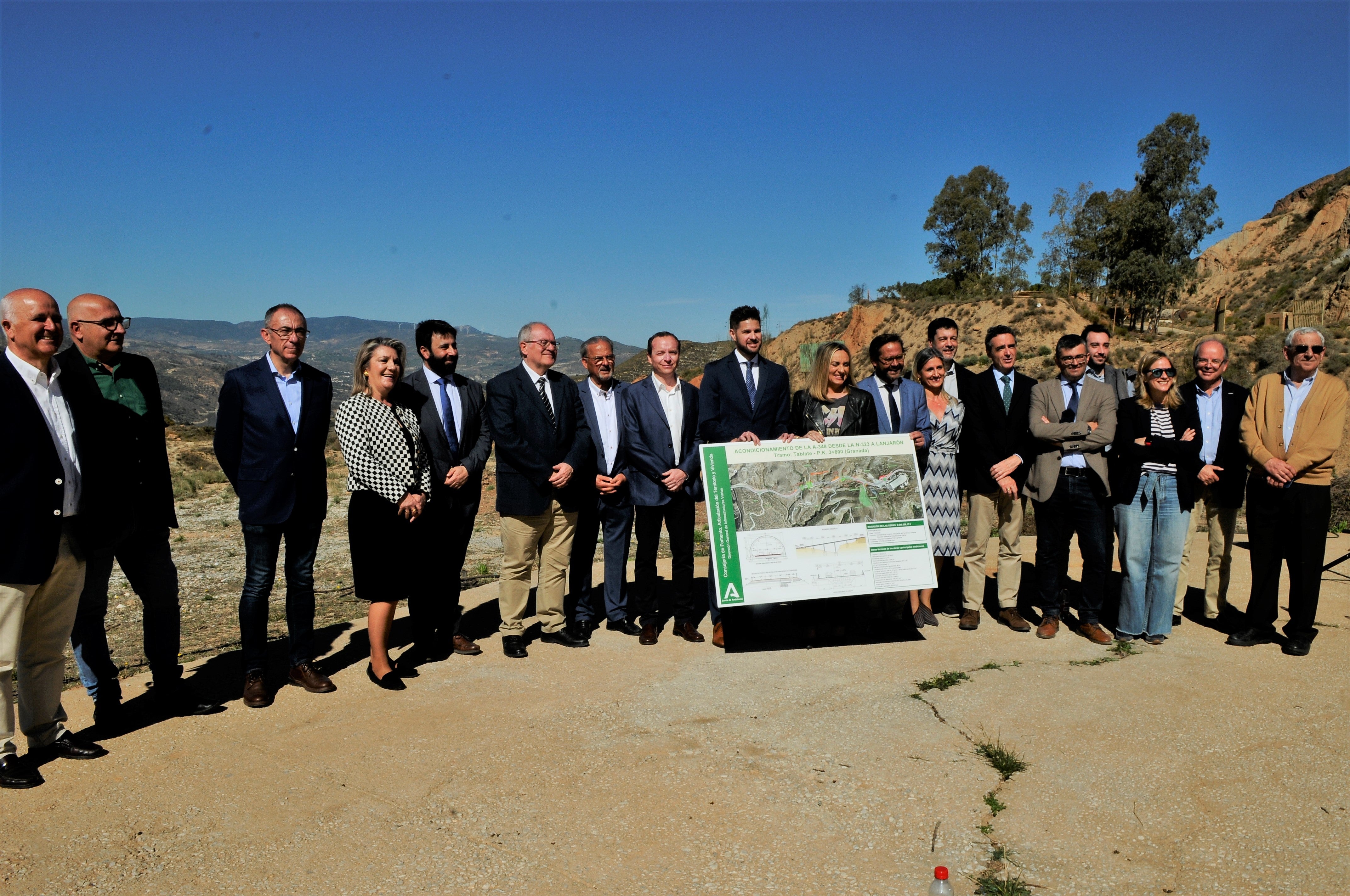 Presentación del inicio de las obras en la carretera de acceso a la Alpujarra este sábado