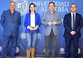 Acto de presentación de ayudas al emprendimiento de la Universidad de Almería.