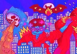 Ilustración de 'Poeta en Nueva York', de Ricardo Cavolo.