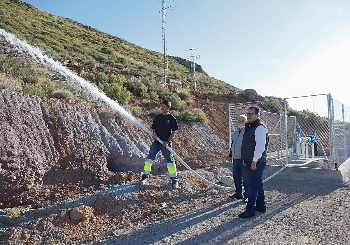 Canjáyar se garantiza el agua con la puesta en marcha del sondeo de las Aneillas