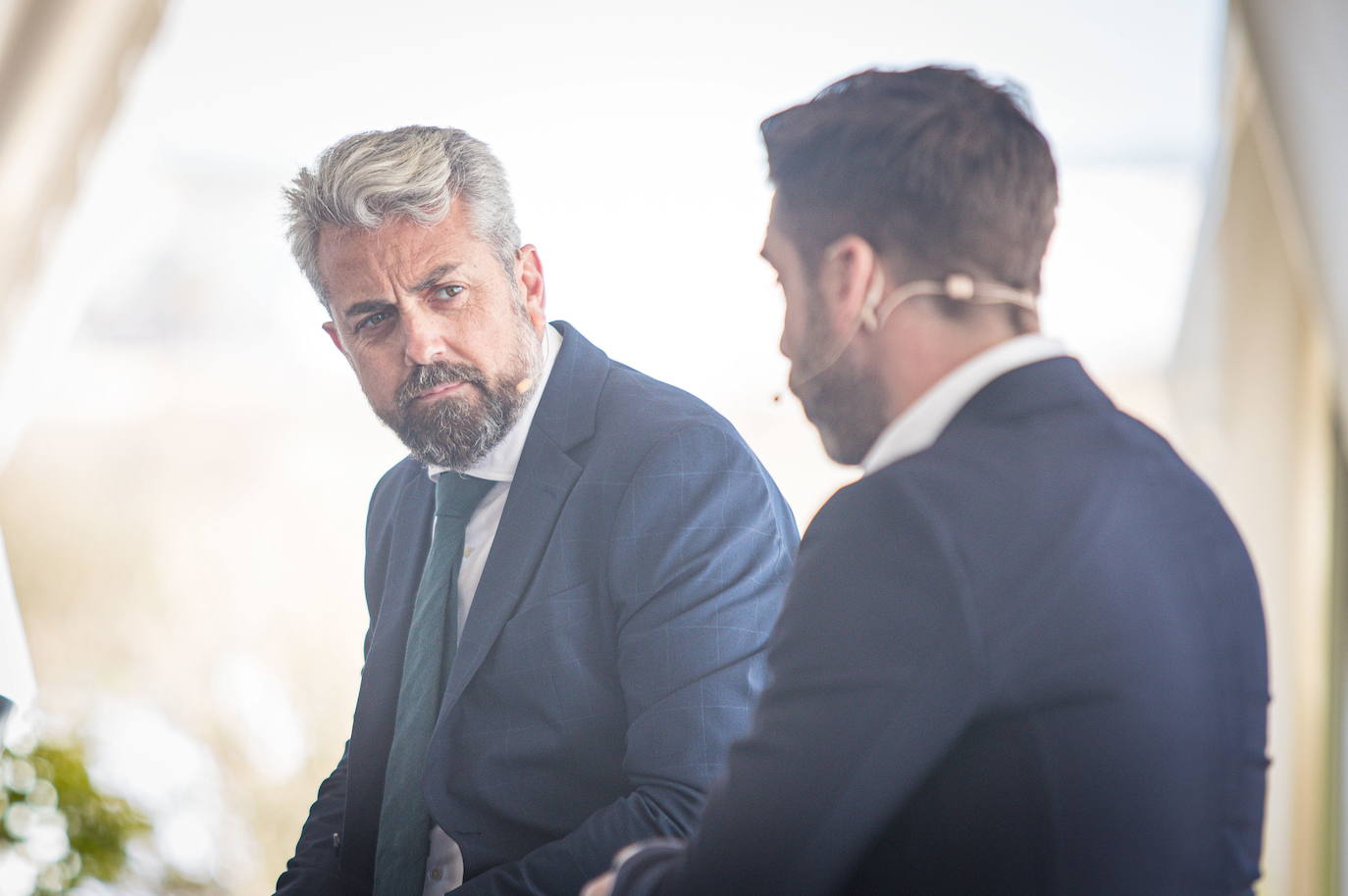 Marcelo Vázquez, en una imagen de su participación en el foro Granada Conectada.