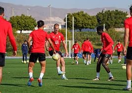 El equipo entrenado por Rubi sigue preparando el partido ante el Celta de Vigo.