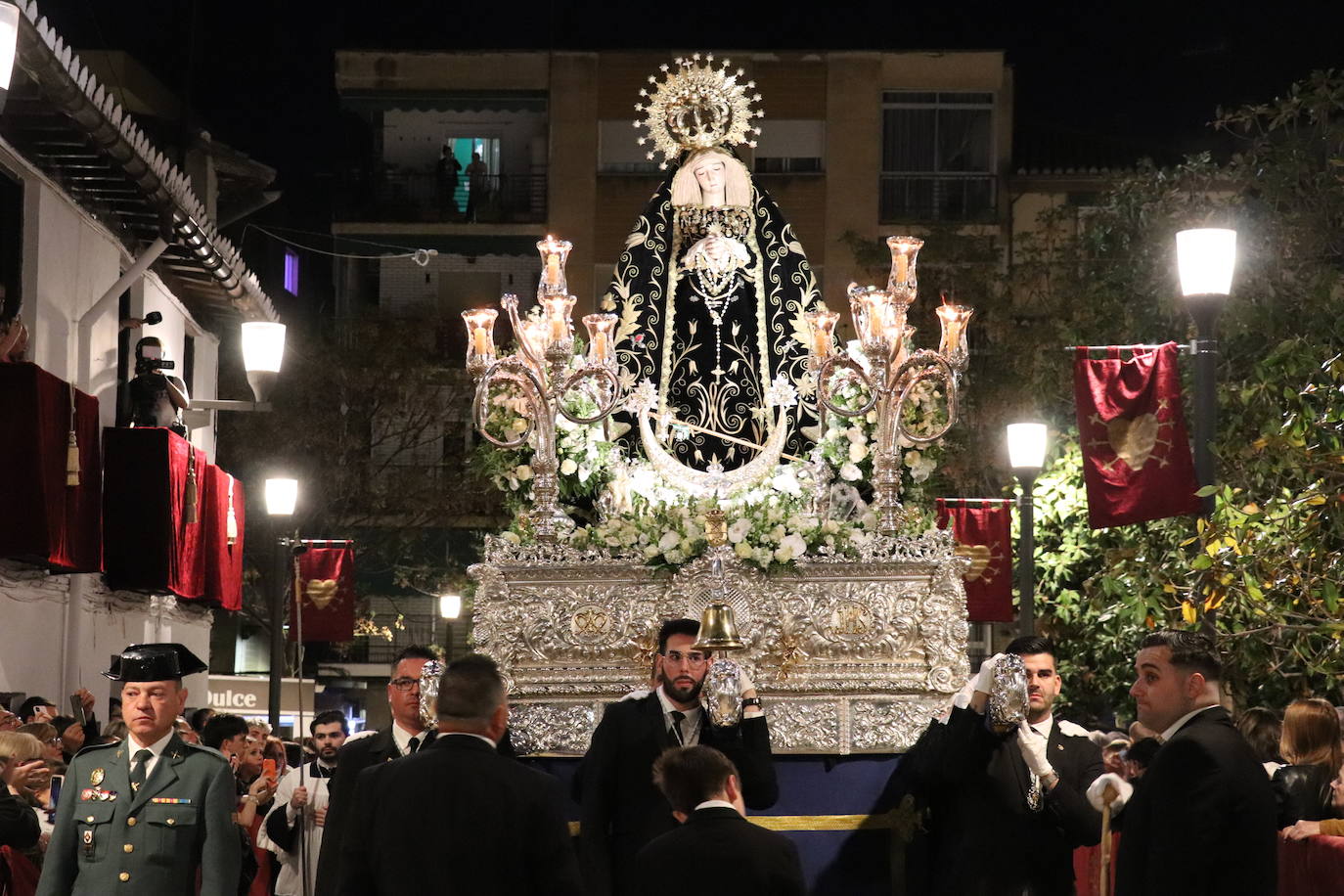 La patrona de Maracena recorre sus calles