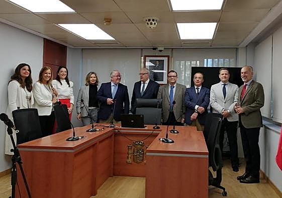 Visita al nuevo juzgado de Primera Instancia en Jaén.