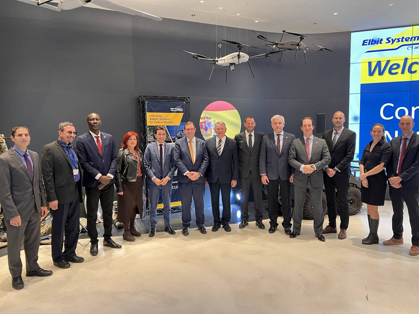 Otro momento de delegación española en su visita a Israel.