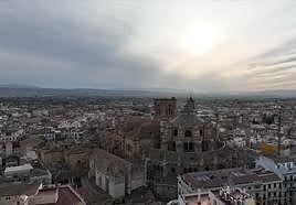 Granada vista desde el dron de la Policía Local