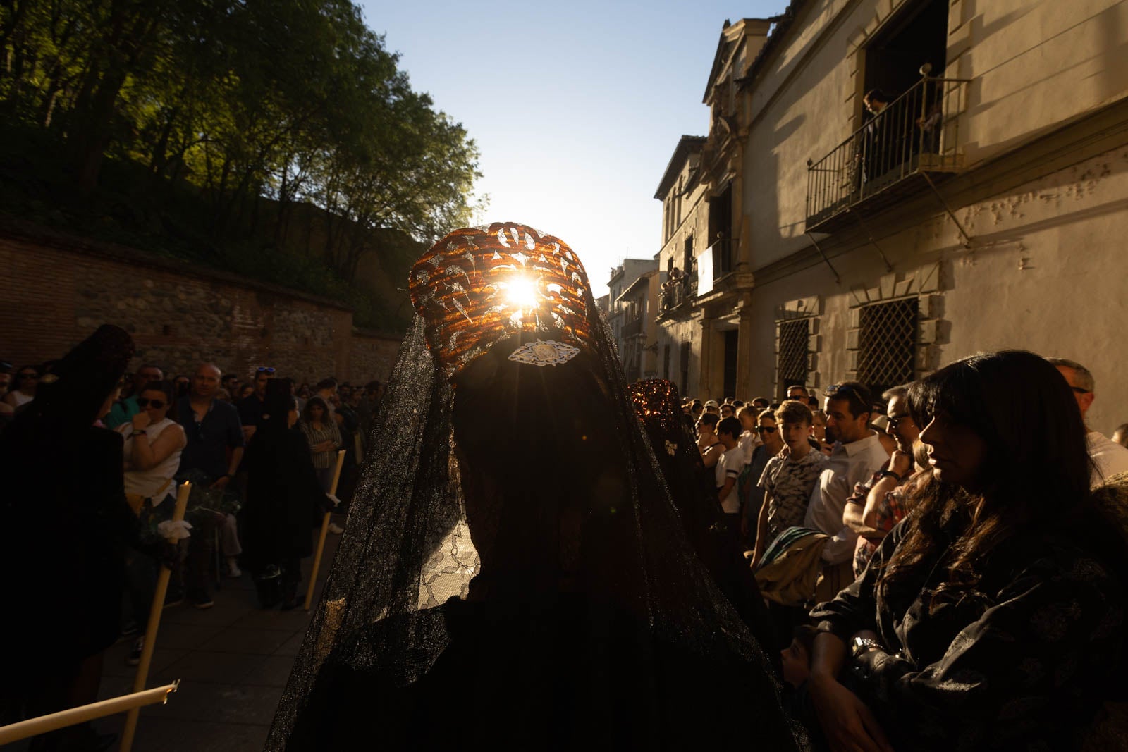 La procesión de Santa María de la Alhambra, en imágenes