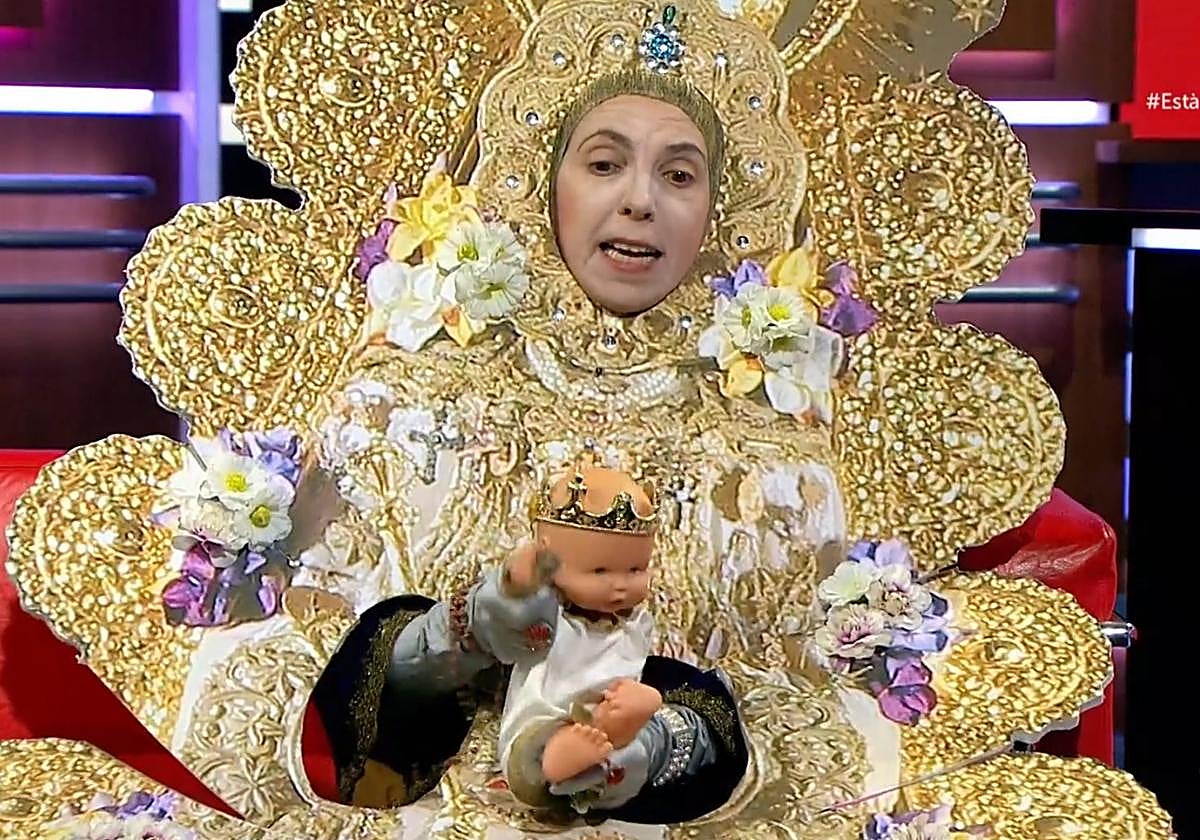 Juanma Moreno lamenta una parodia televisiva de la Virgen del Rocío.