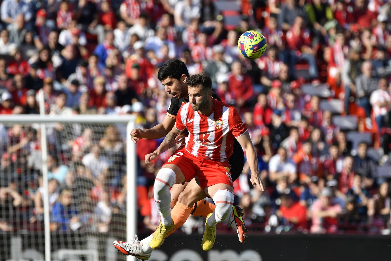 El Almería-Valencia, a pie de campo