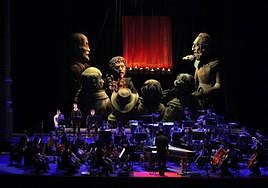 'El retablo de Maese Pedro', con la OCG, Zapico y Títeres Etcétera, uno de los espectáculos preferidos por el público abonado.