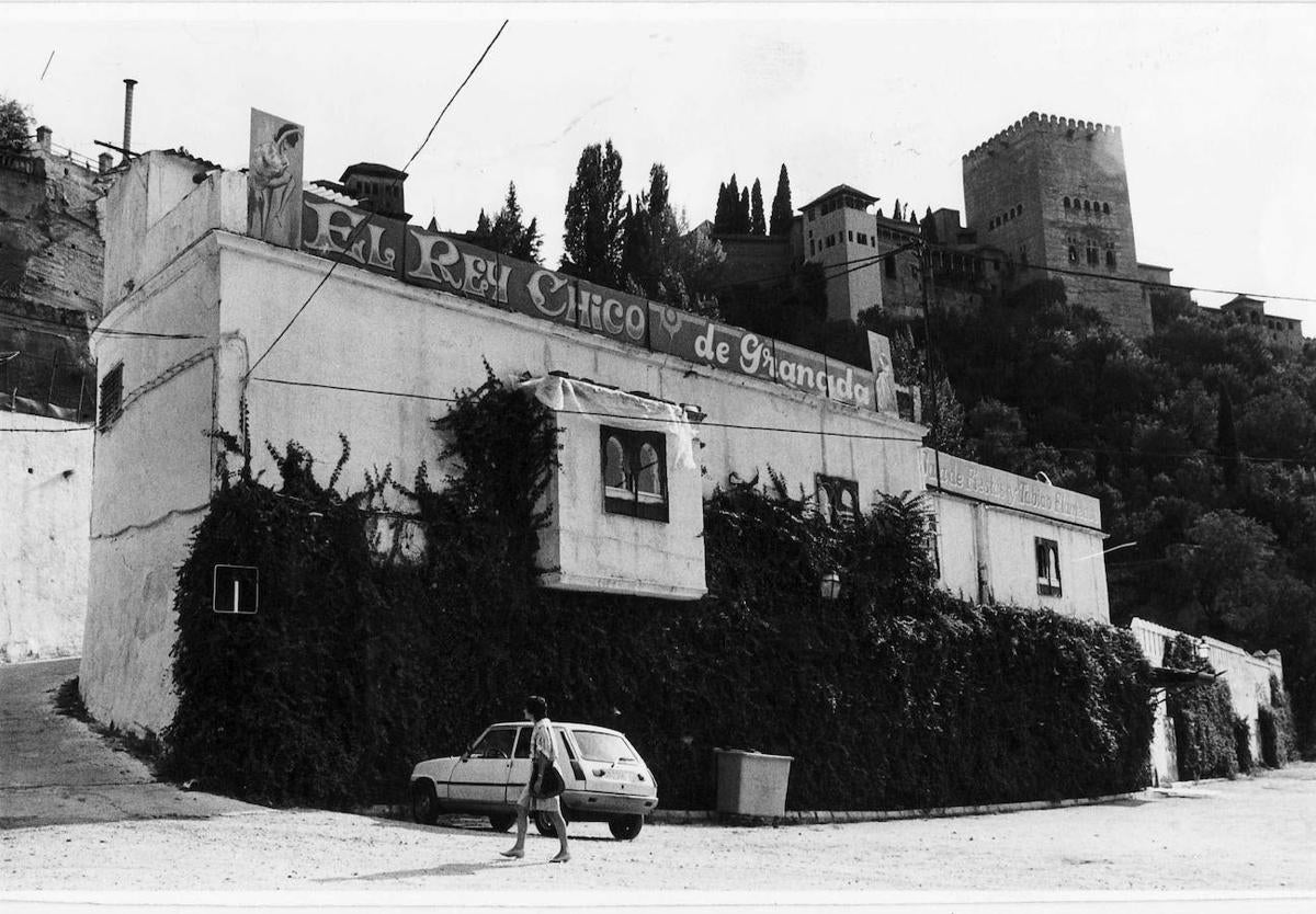 Imagen de la sala de fiestas del Rey Chico a finales de los años ochenta