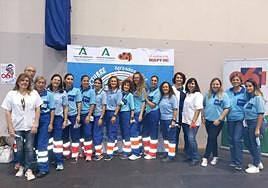 Enfermeras referentes en centros educativos de Almería, en una jornada formativa el pasado noviembre.