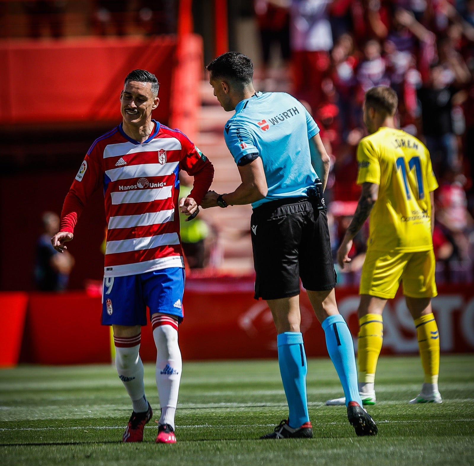 El triunfo del Granada ante Las Palmas, a ras de césped