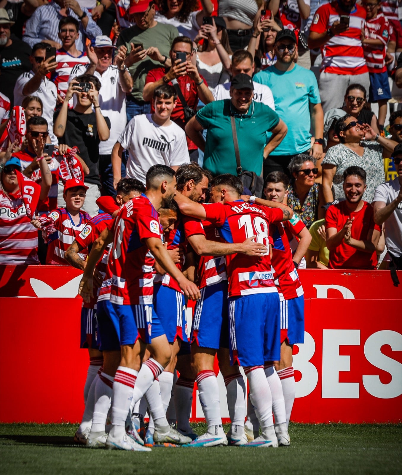 El triunfo del Granada ante Las Palmas, a ras de césped